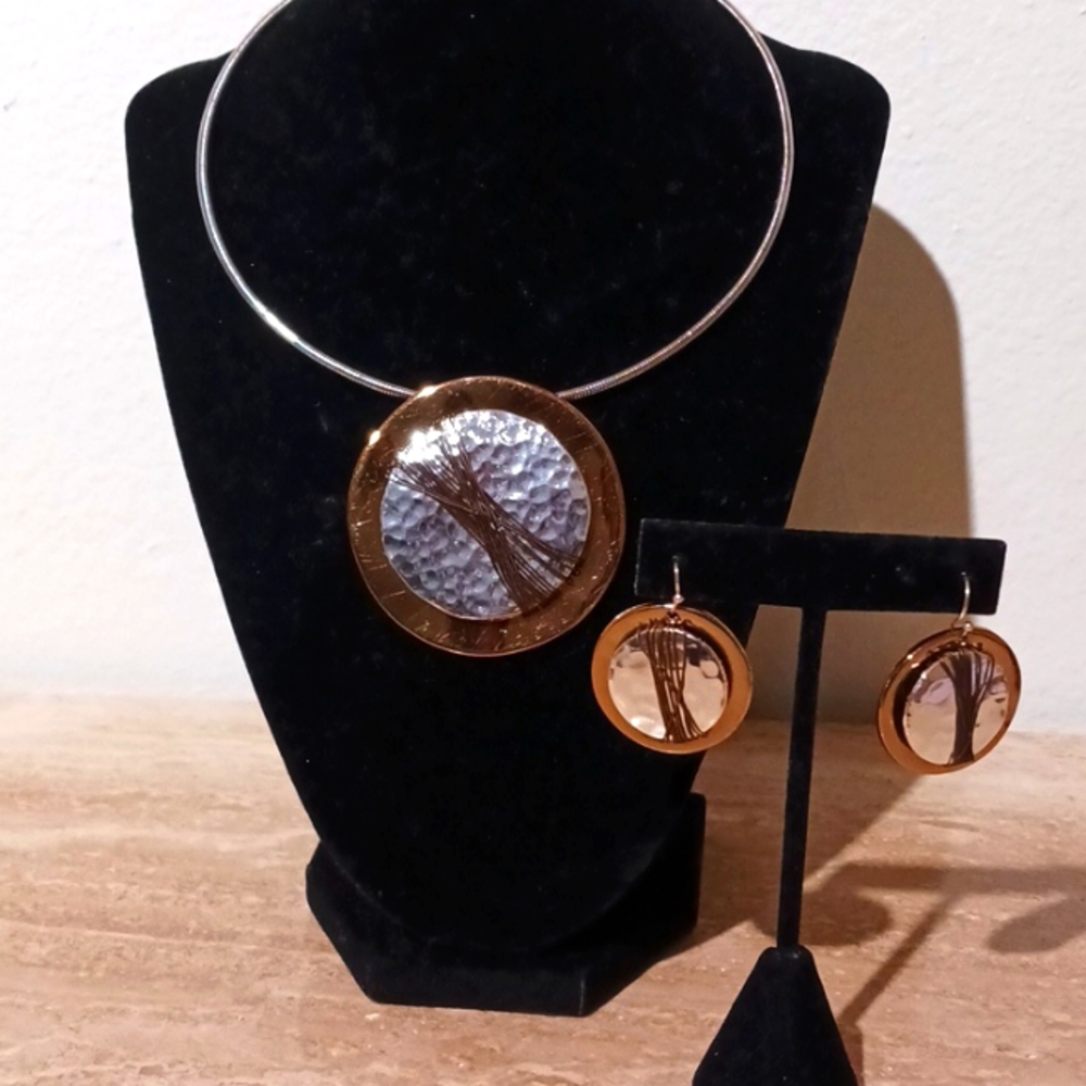 Chico's Necklace and  Matching Earrings Set